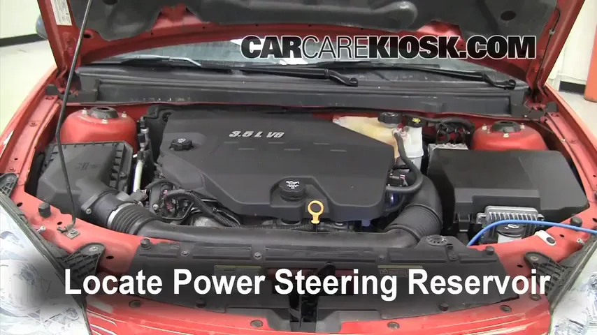 2007 Pontiac G6 3.5L V6 Power Steering Fluid Add Fluid